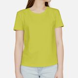 Women T-Shirt Mustard CLO-14-0031 фото